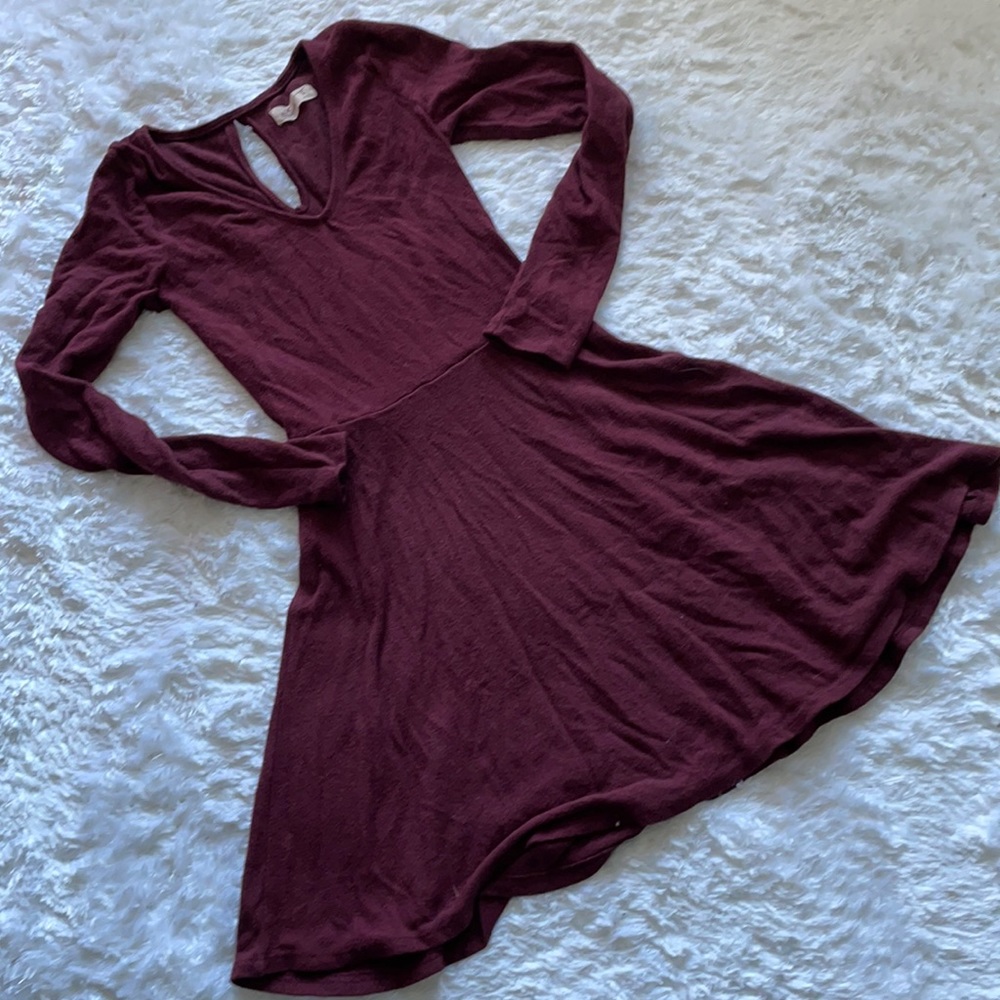 Hollister Burgundy Dress